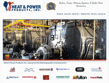 Tablet Screenshot of heatandpowerproducts.com